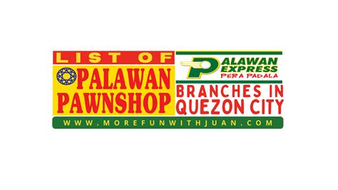 List of Palawan Pawnshop (Palawan Express Pera Padala.